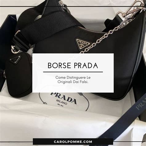 prada borsa mano marchio impresso|Come riconoscere una borsa Prada. Originale o .